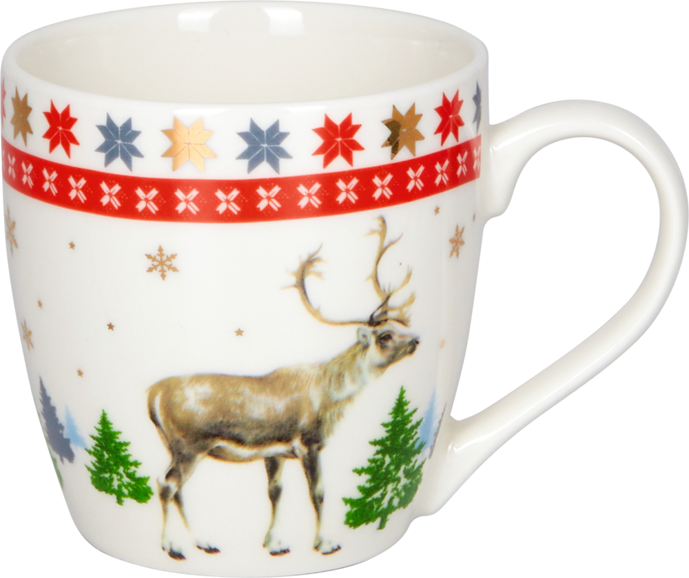 Porzellan-Tasse Lichterhelle Weihnachtszeit