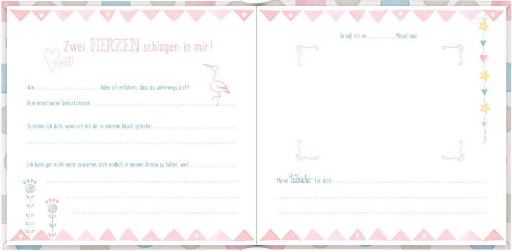Babys erstes Gästebuch - Wünsche für dich (Baby Shower)