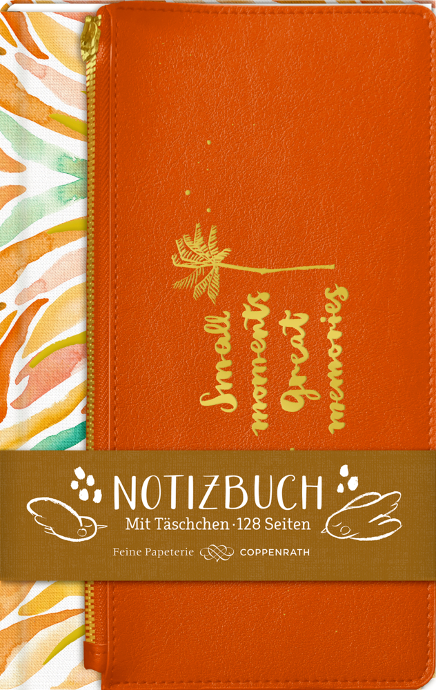 Eintragbuch mit Täschchen - All about orange