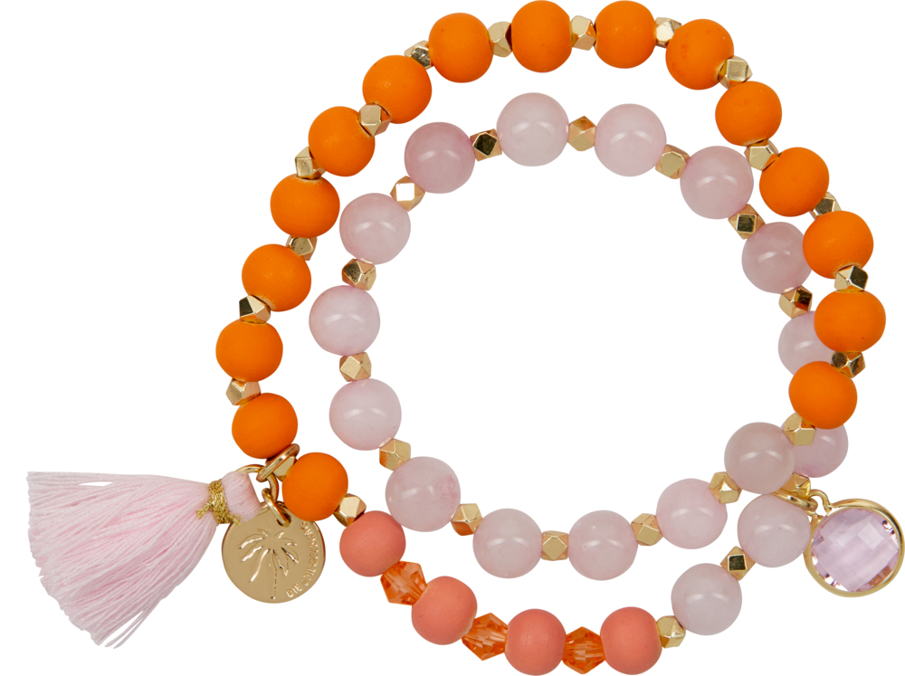 orange, Armband - I love my Paradise