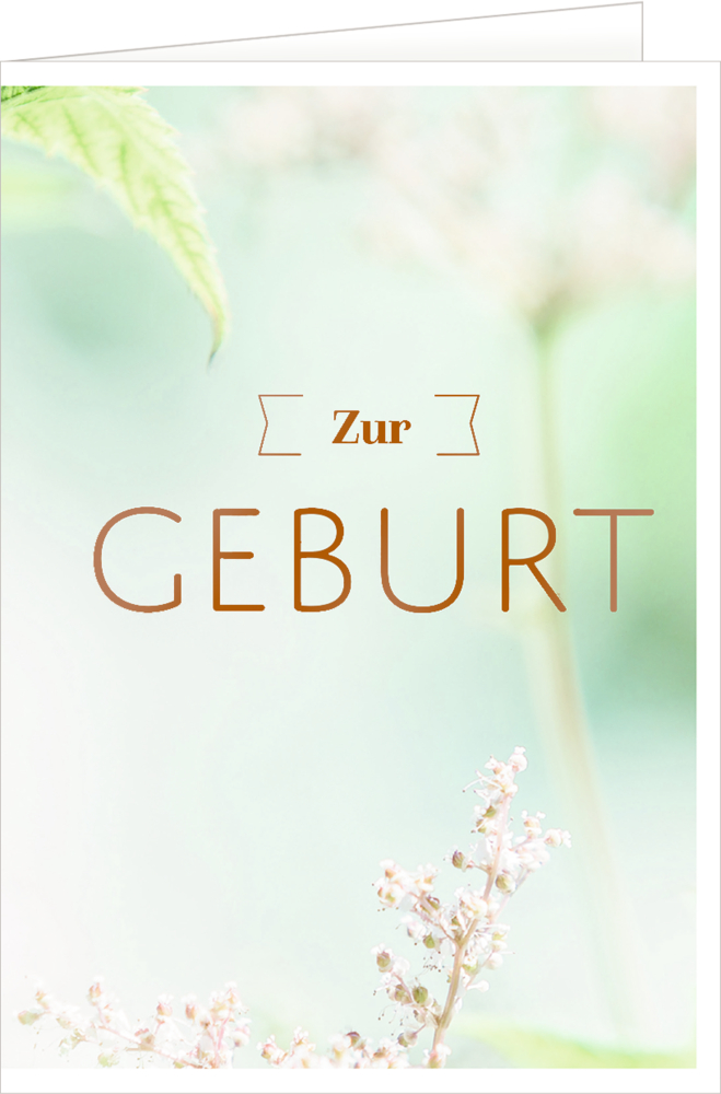 Geburt, Grußkarte Hello, Baby!