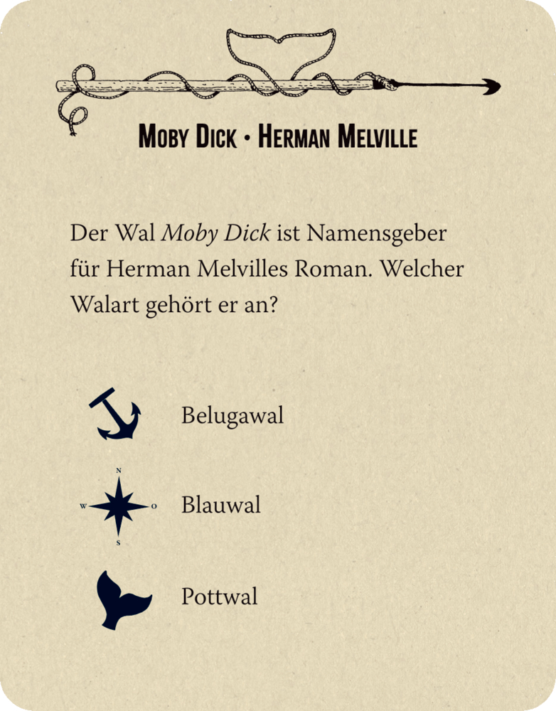 Schachtelspiel: Moby Dick - Das Quiz