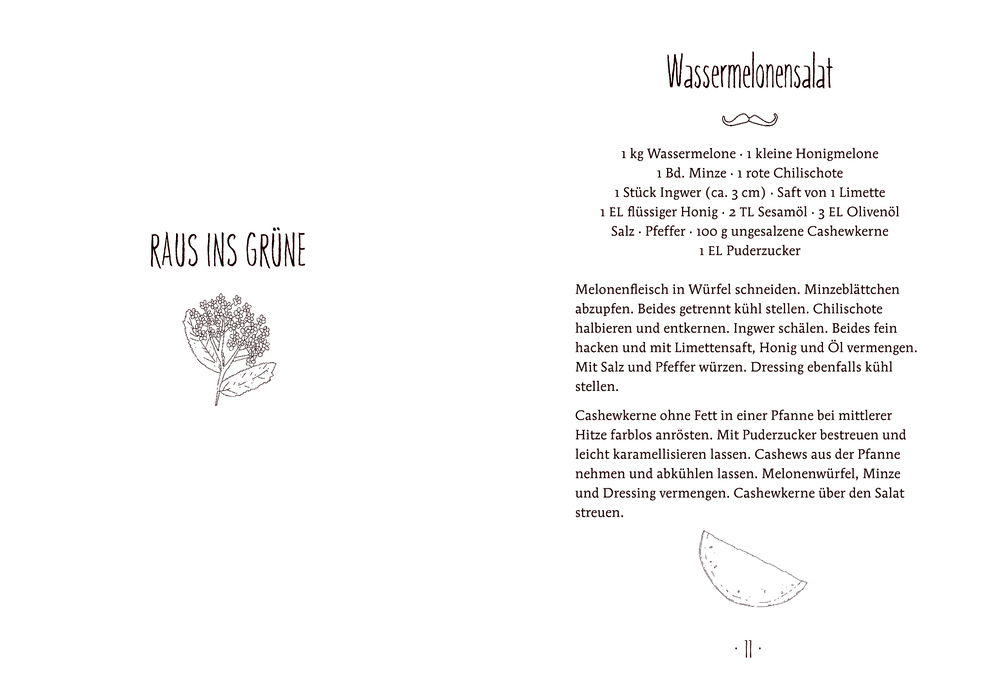 Rezept: Wassermelonen-Salat mit Kräutern. Frisch, leicht & Sommer pur!