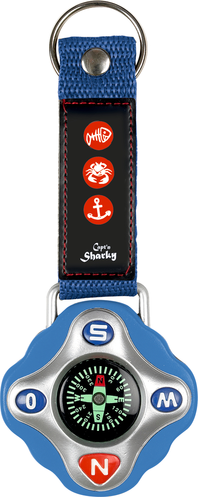 Kompass-Anhänger Capt'n Sharky