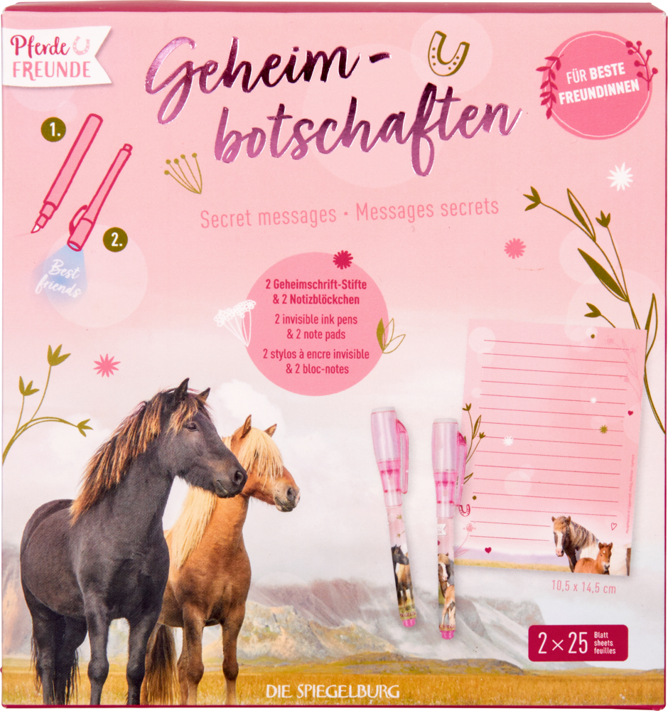 Coppenrath Verlag 16231 Geheimbotschaften für beste Freundinnen Pferdefreu 