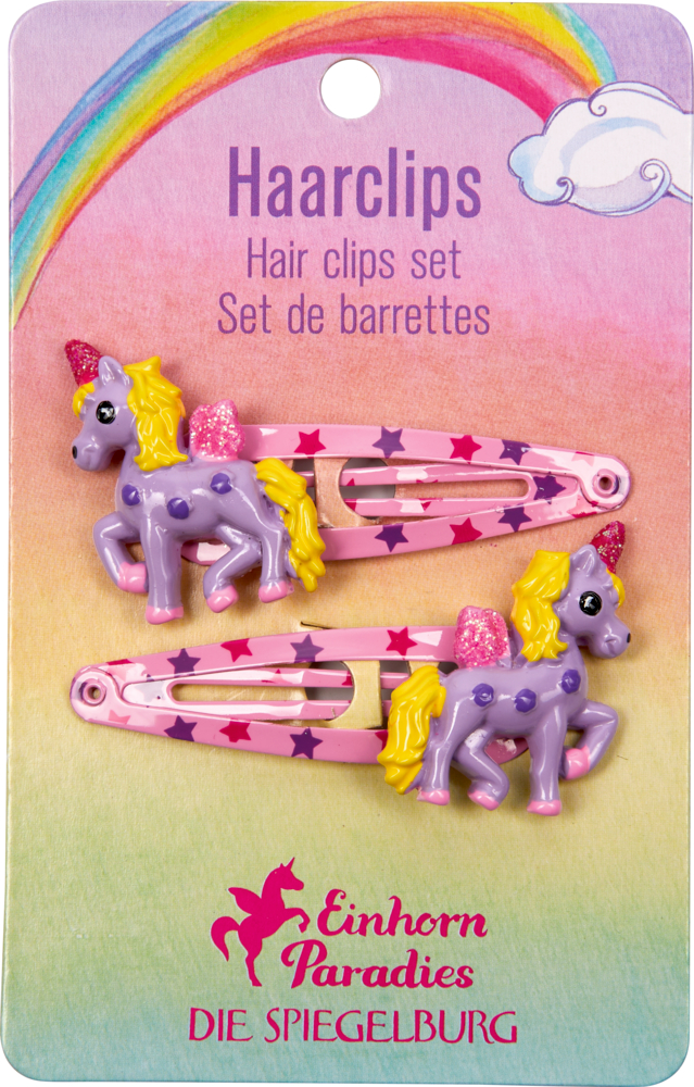 Haarclips Einhorn - Einhorn-Paradies