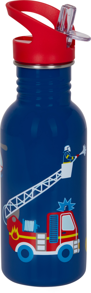 Edelstahltrinkflasche Feuerwehr (Wenn ich mal groß bin) (ca. 0,5 l) 