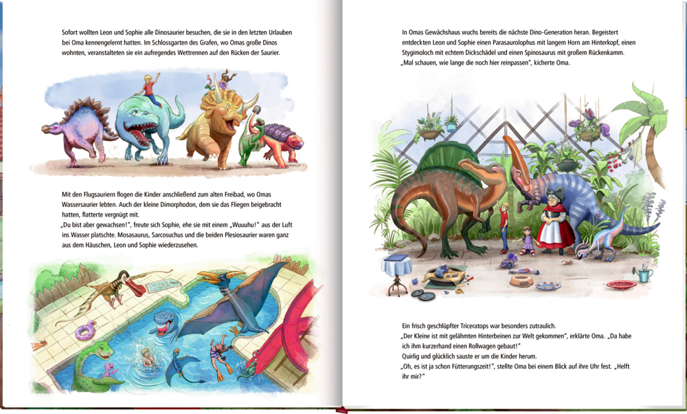 Dinosaurier auf dem Bauernhof (Bd.4)