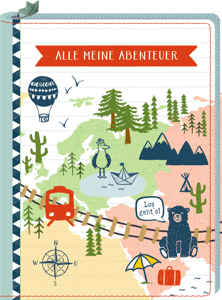 Reisetagebuch - Alle meine Abenteuer (Reisezeit Kids)