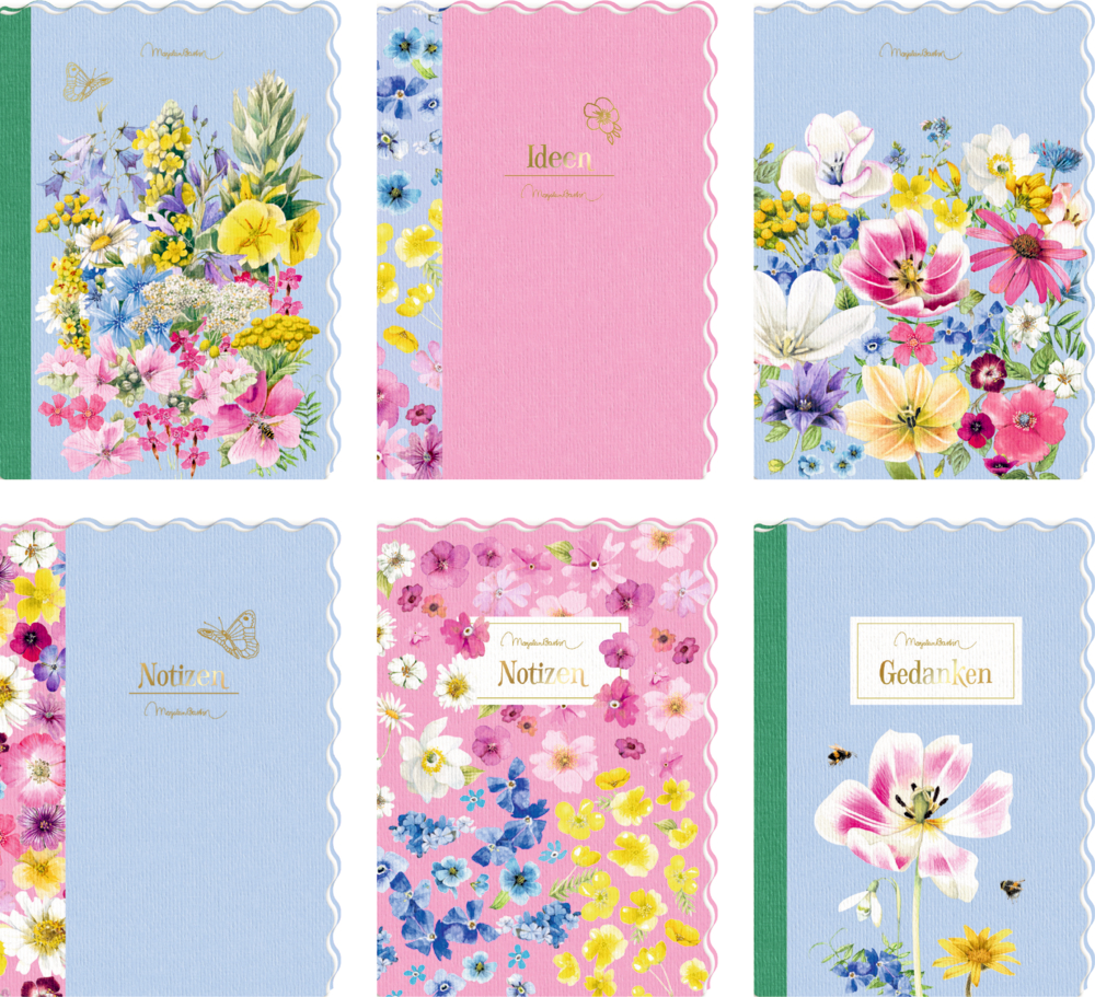 Notizheft DIN A5: GartenLiebe - M. Bastin