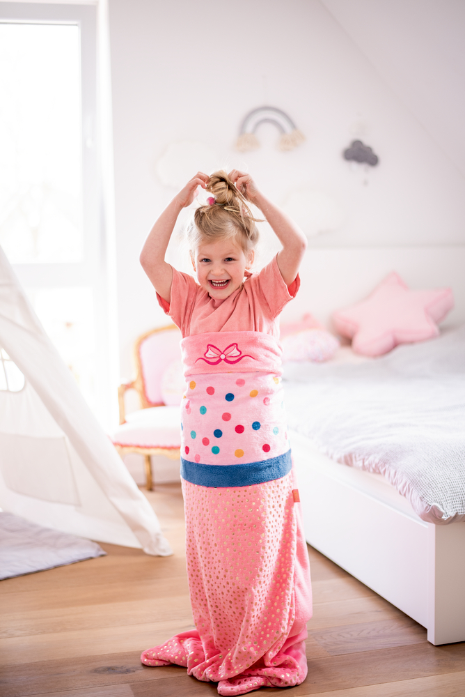 Kuschel-Schlafsack Prinzessin Lillifee (Glitter & Gold), ca. 50x110 cm