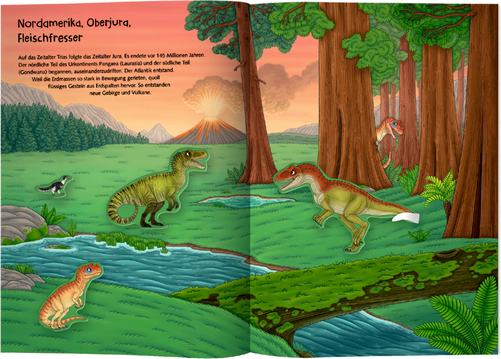 Natur-Stickerwelt: Dinosaurier & Co. (Nature Zoom)