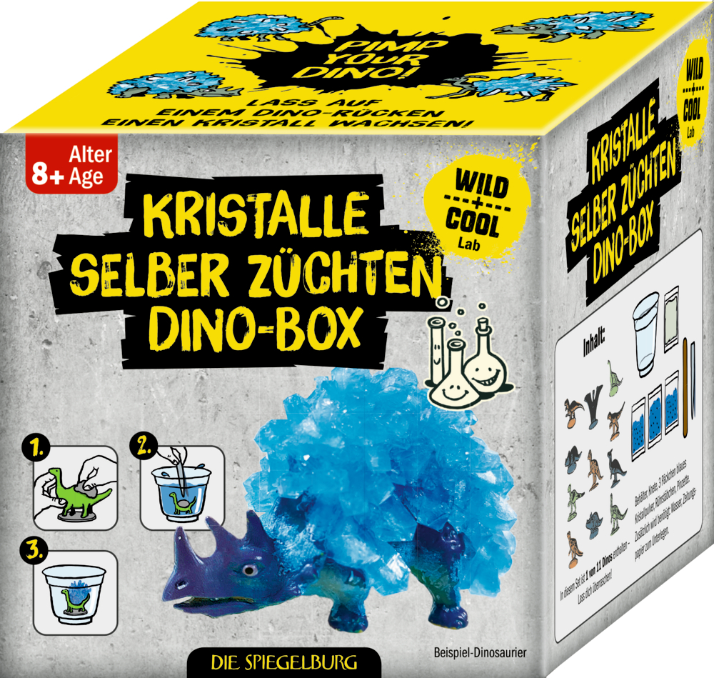 Kristalle selber züchten "Dino-Box" - Wild+Cool