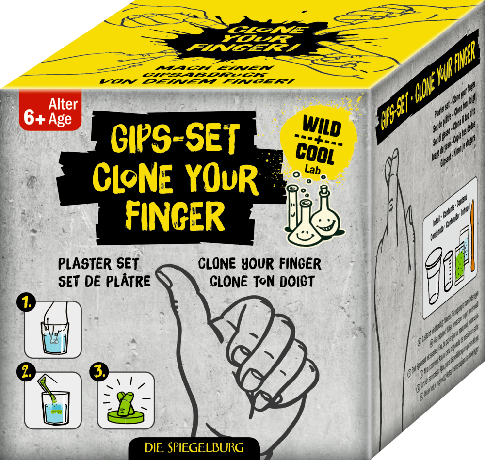Gips-Set "Clone your Finger" Wild+Cool