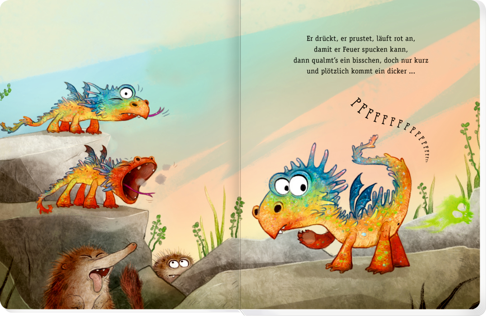 Furzipups, der Knatterdrache (Mini-Pappbilderbuch)