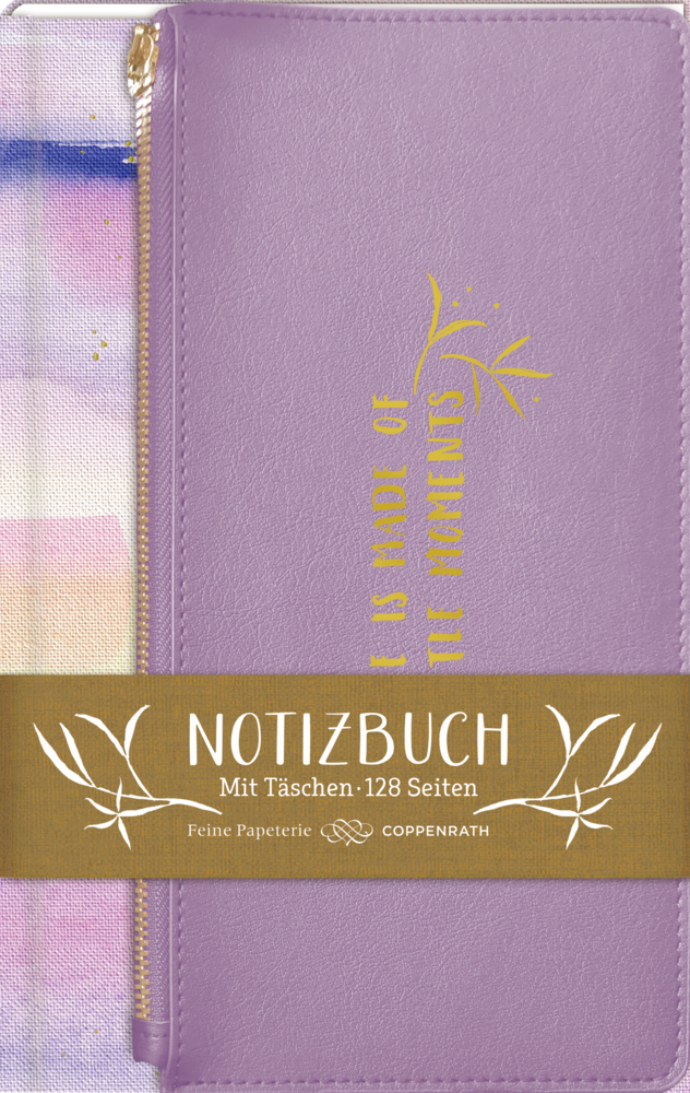 Eintragbuch mit Täschchen - All about purple