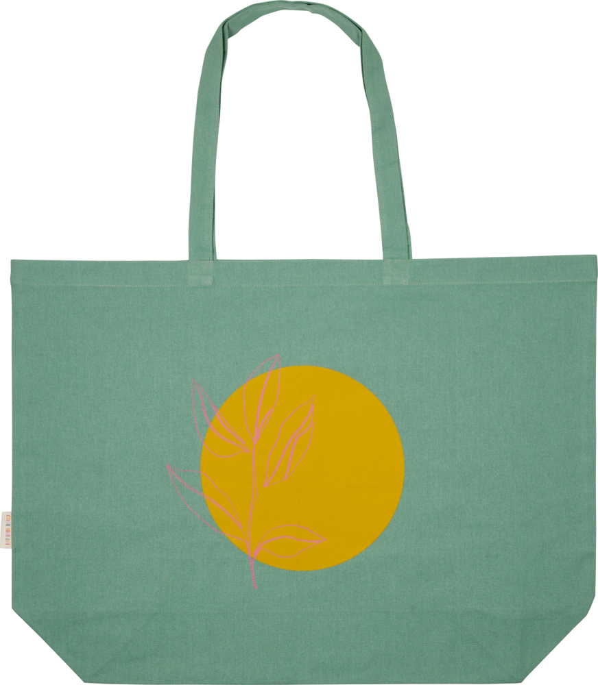 grüner Einkaufsshopper XL - COLOR YOUR LIFE Cotton