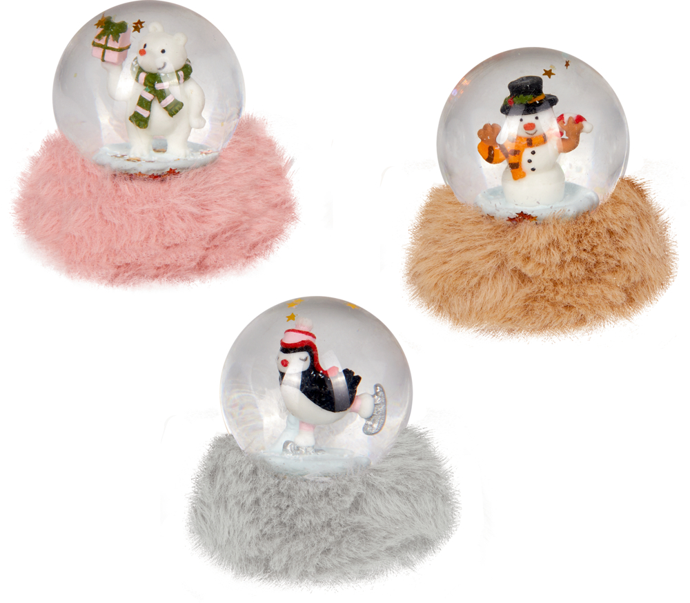 Mini-Schneekugel - Lasst uns froh & munter sein