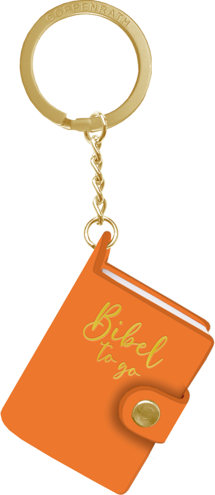 orange, Schlüsselanhänger Bibel to go orange, Schlüsselanhänger Bibel to go