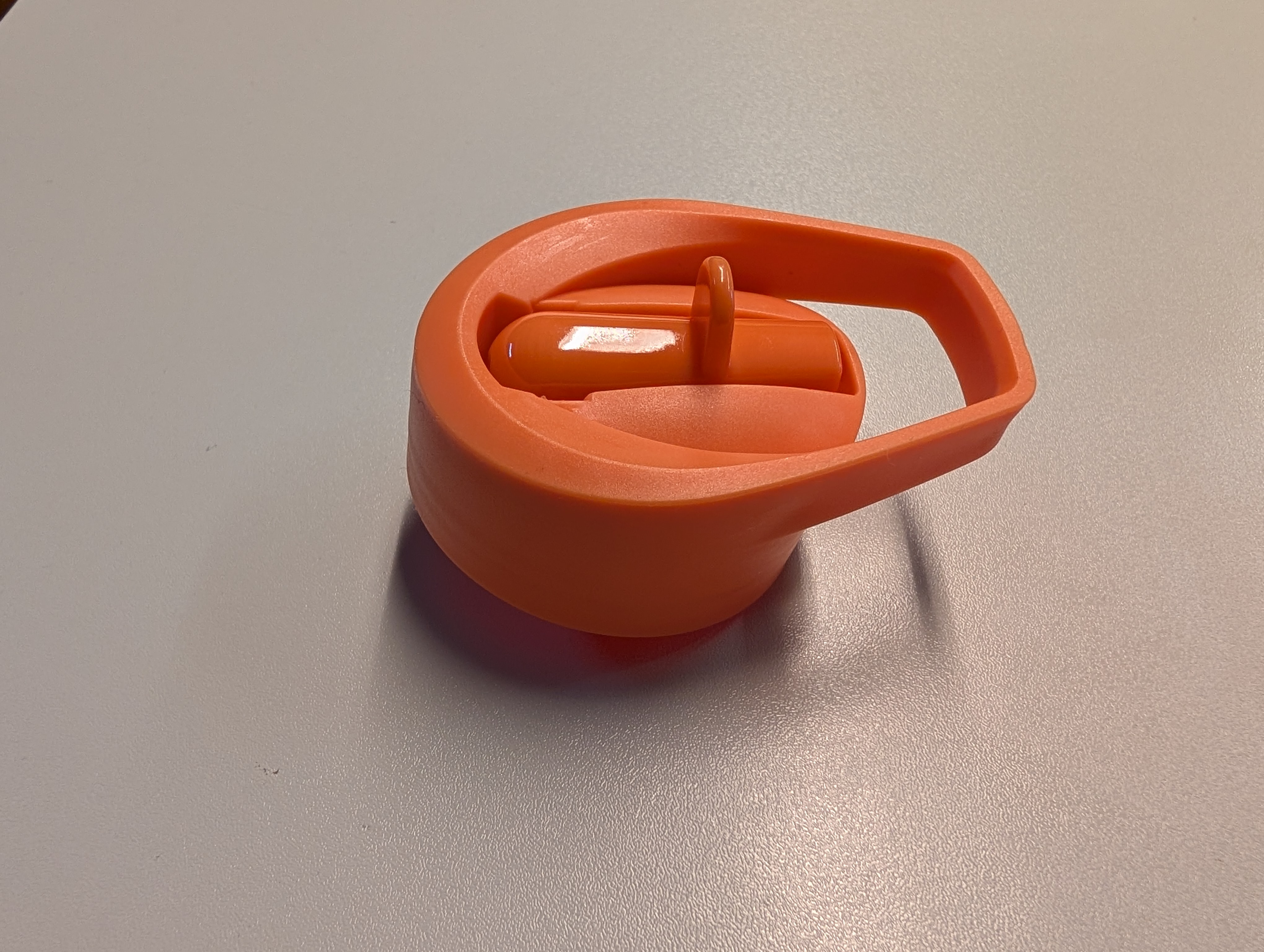 orange, Ersatzdeckel Glitzer-Trinkflasche