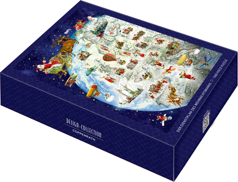 Puzzle - Der Dienstplan des Weihnachtsmanns (1000 T.) Behr