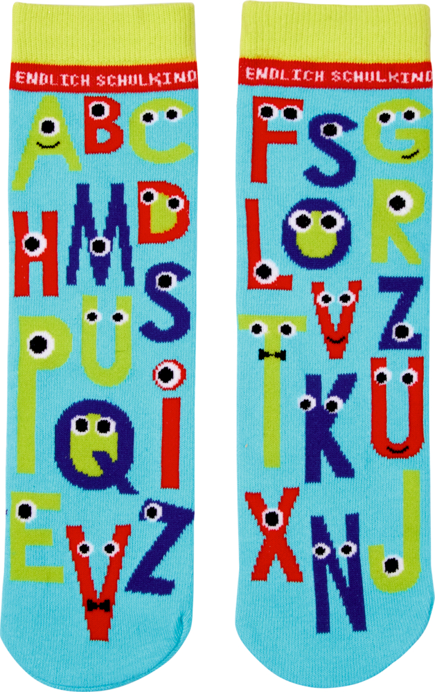 Magic Socks "Endlich Schulkind" Bunte Geschenke, one size