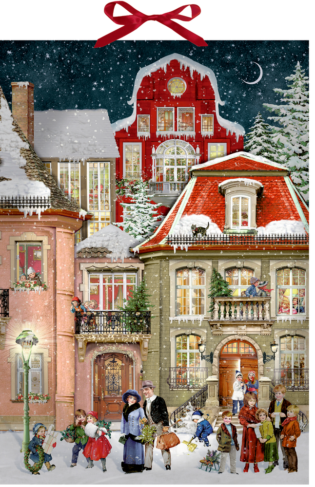 In der Weihnachtsgasse, Wand-Adventskalender (Behr)