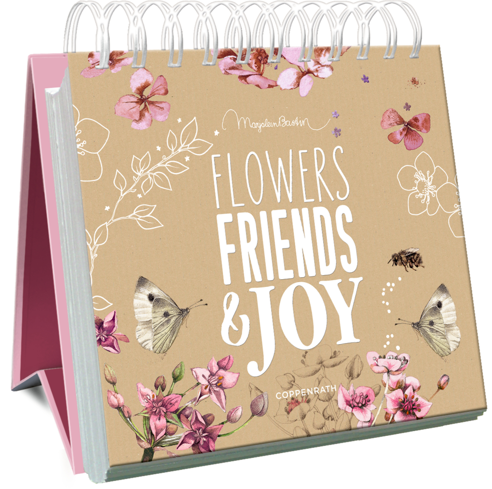 Großes Spiralaufstellbuch: Flowers, Friends & Joy (M.Bastin) Großes Spiralaufstellbuch: Flowers, Friends & Joy (M.Bastin)