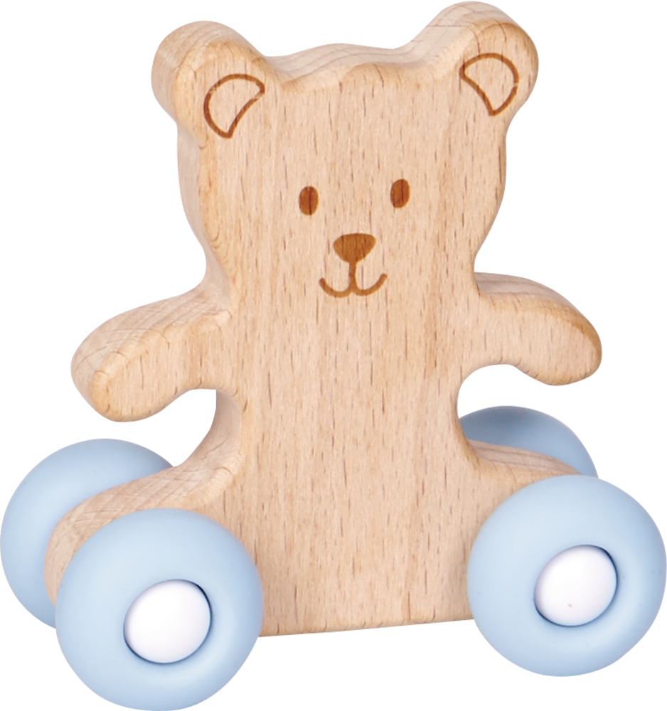 Schiebe-Teddy aus Holz  BabyGlück