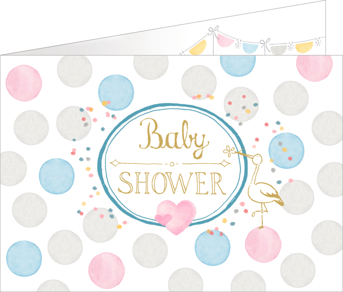 Einladungskarten Baby Shower (8 St.)