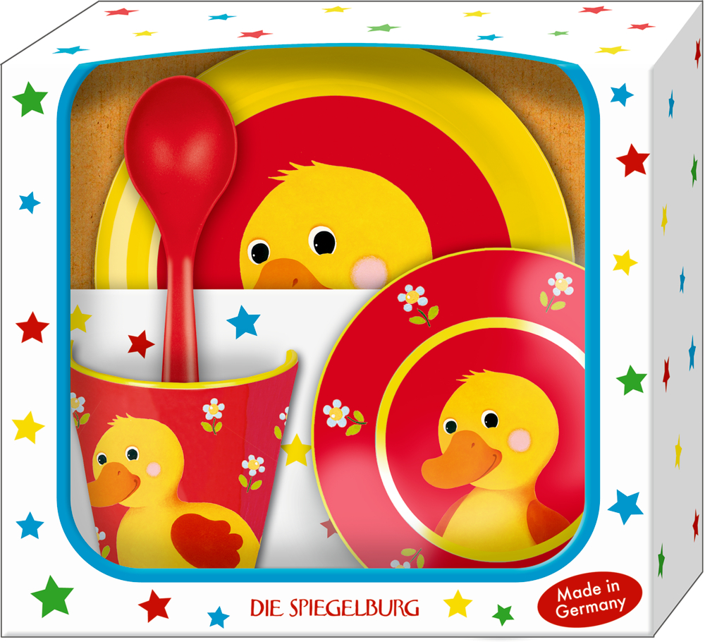 Geschirr Geschenkset Ente - Freche Rasselbande