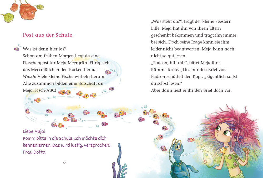 Meja Meergrün (für Leseanfänger) - Nixenwirbel in der Schule (Bd. 1)
