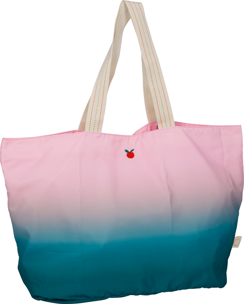 dunkelgrün-rosa, Shopper Taschenzauber