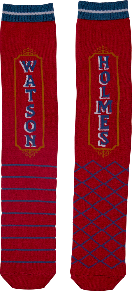 rot, Socken - Sherlock Holmes (one size/Gr.41-46) rot, Socken - Sherlock Holmes (one size/Gr.41-46)