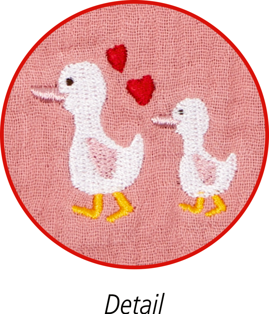 Geschenkset Gans, rosa - BabyGlück