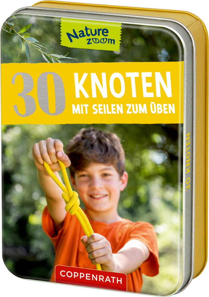 30 Knoten mit Seilen zum Üben - Nature Zoom (Blechdose)
