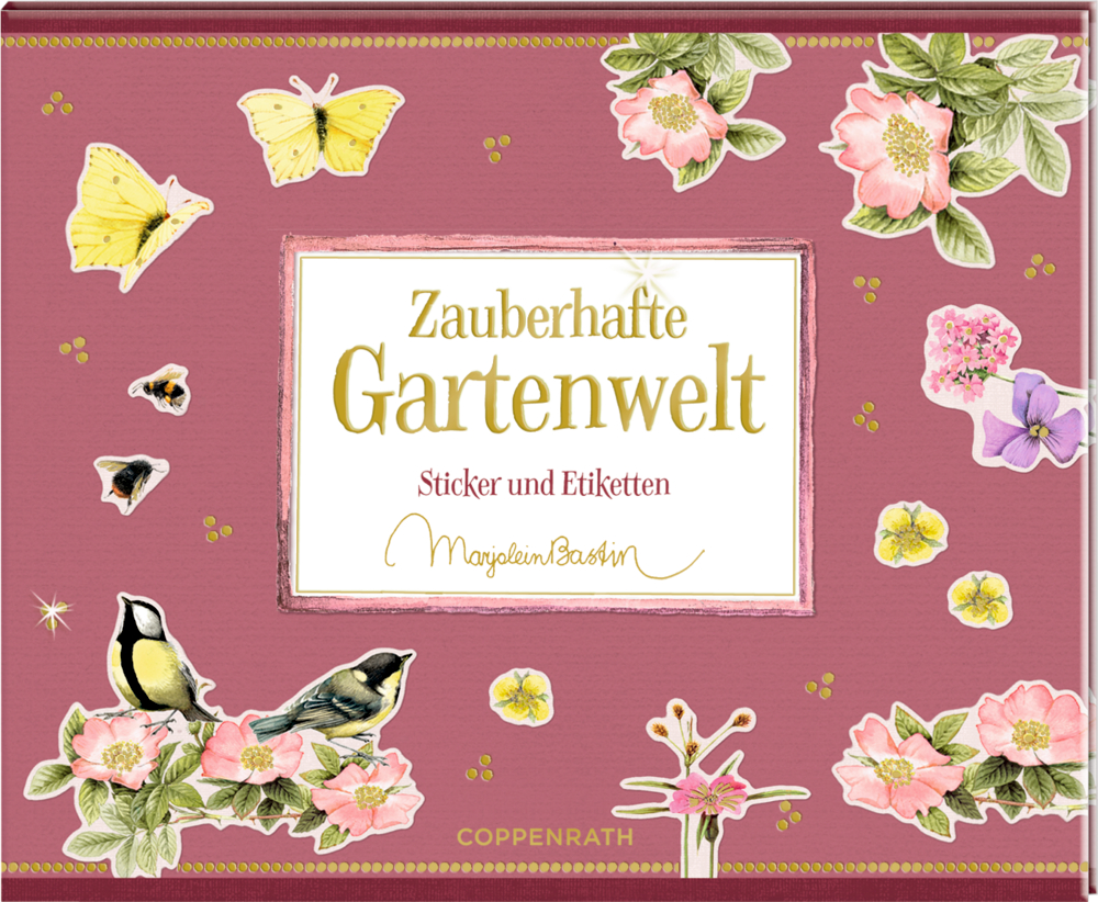 Stickerbuch - Zauberhafte Gartenwelt (M. Bastin)