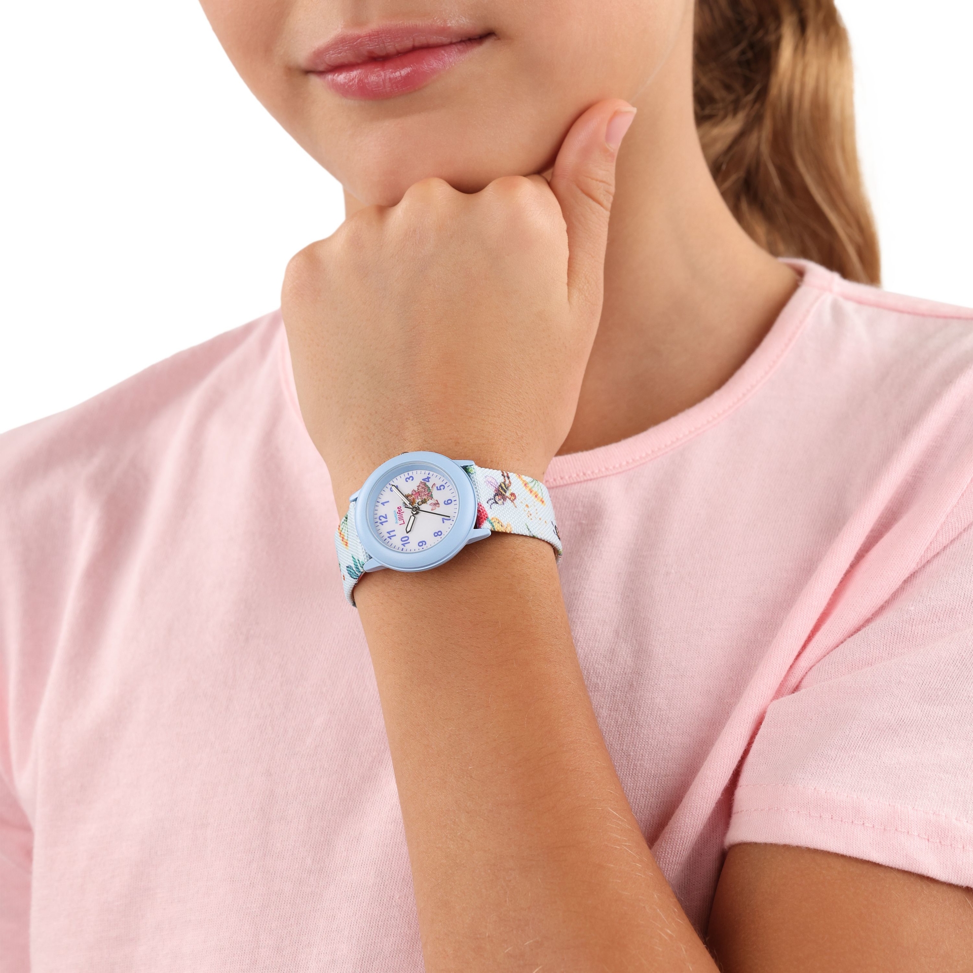 blau, Armbanduhr Biene Prinzessin Lillifee (Lizenzmarke Amor)
