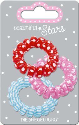 Haargummi Spirale no.1  beautiful Stars