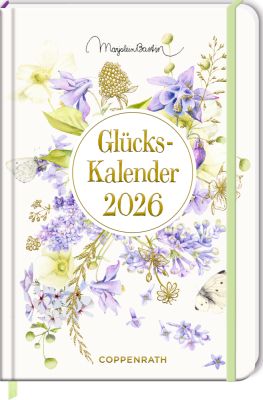 Großer Wochenkalender: GlücksKalender 2026 (violett) - M.Bastin