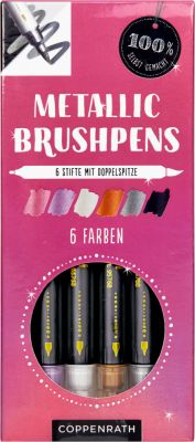 Metallic Brushpens: Beere - 100% selbst gemacht