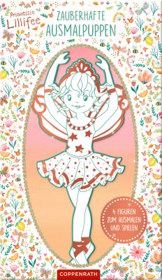 Zauberhafte Ausmalpuppen (4 Figuren) - Prinzessin Lillifee
